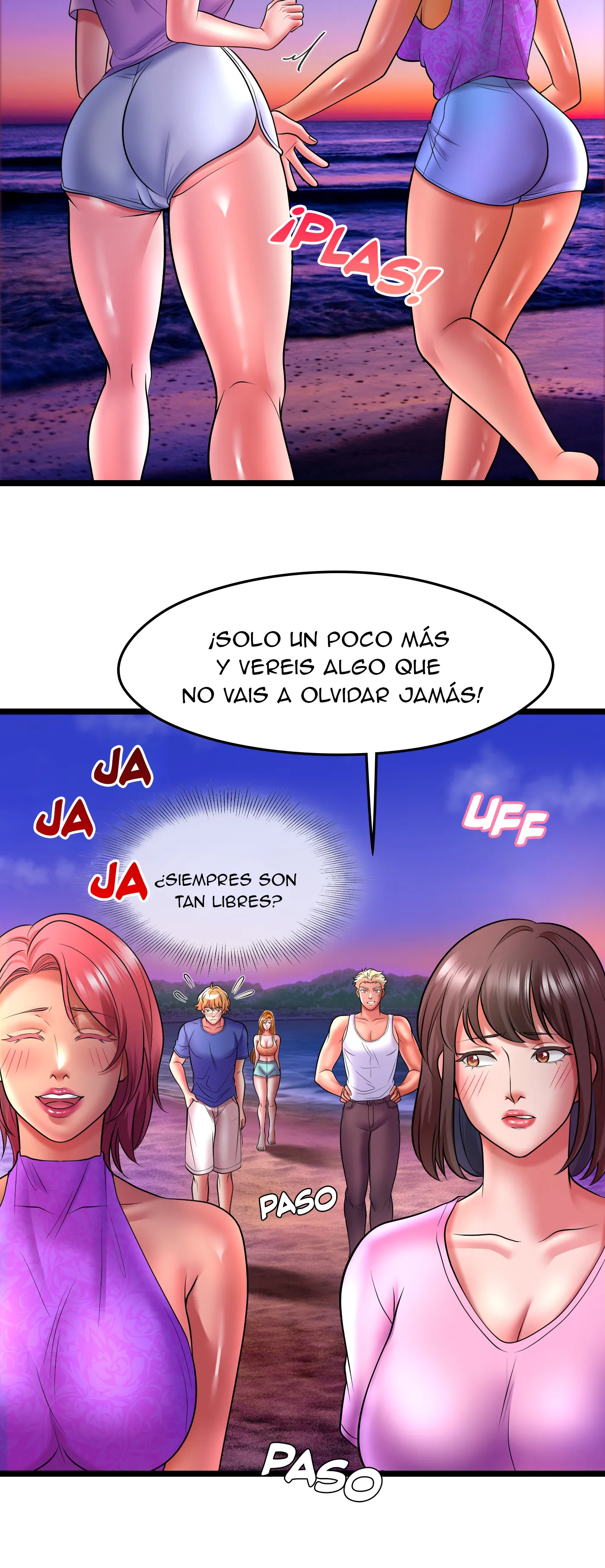Vacaciones De Primavera Con Hermanastra (Sin censura) capítulo 8 página 28