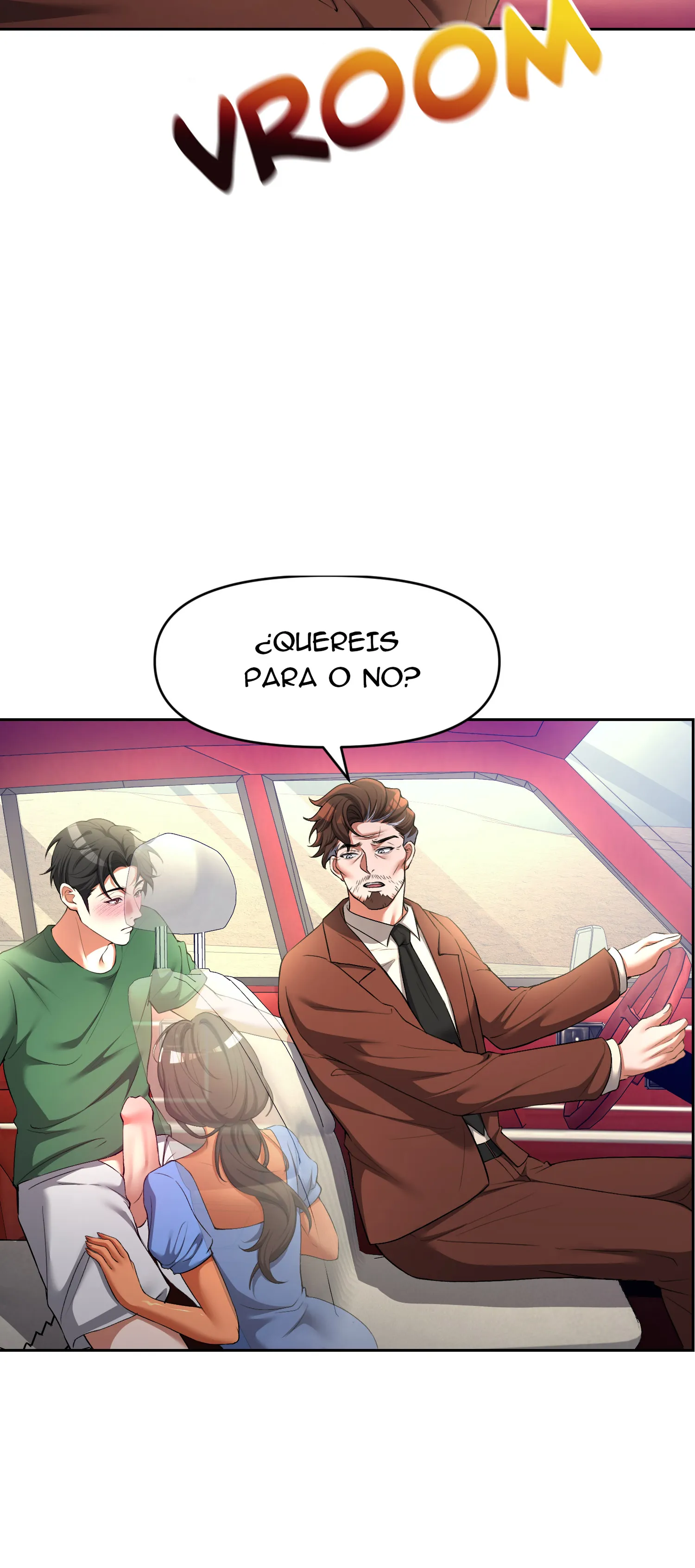 Viaje En El Asiento Trasero Con Mi Madrastra (Sin censura) capítulo 4 página 10