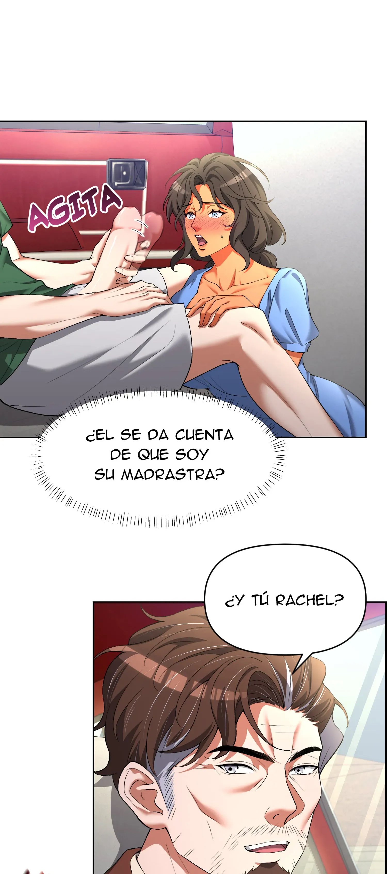 Viaje En El Asiento Trasero Con Mi Madrastra (Sin censura) capítulo 4 página 12