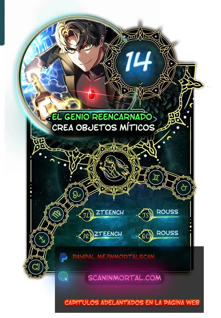 El Genio Reencarnado Crea Objetos Míticos capítulo 14 página 1