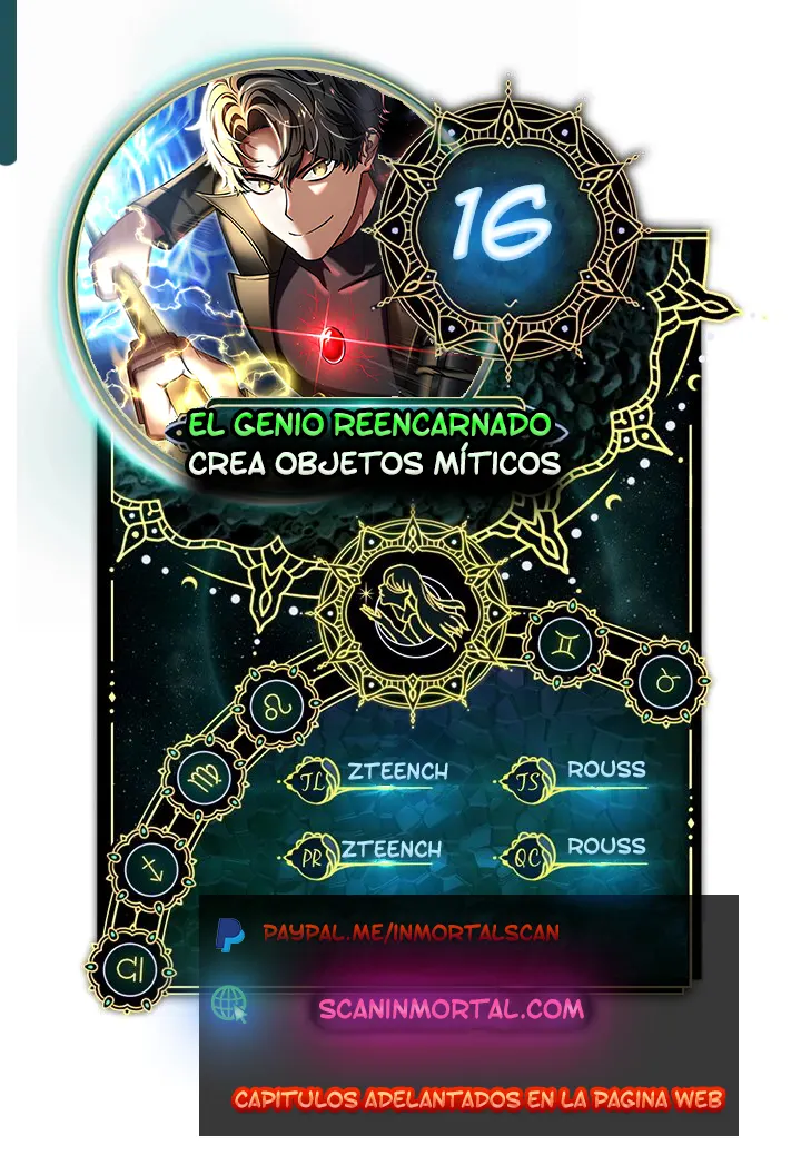 El Genio Reencarnado Crea Objetos Míticos capítulo 16 página 1