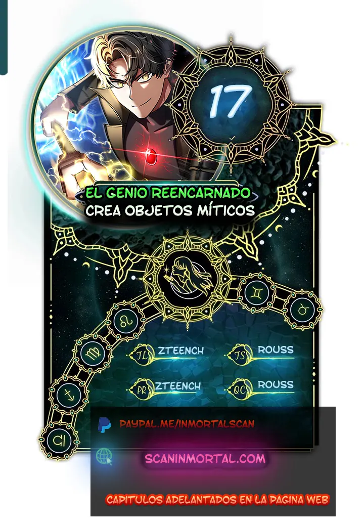 El Genio Reencarnado Crea Objetos Míticos capítulo 17 página 1
