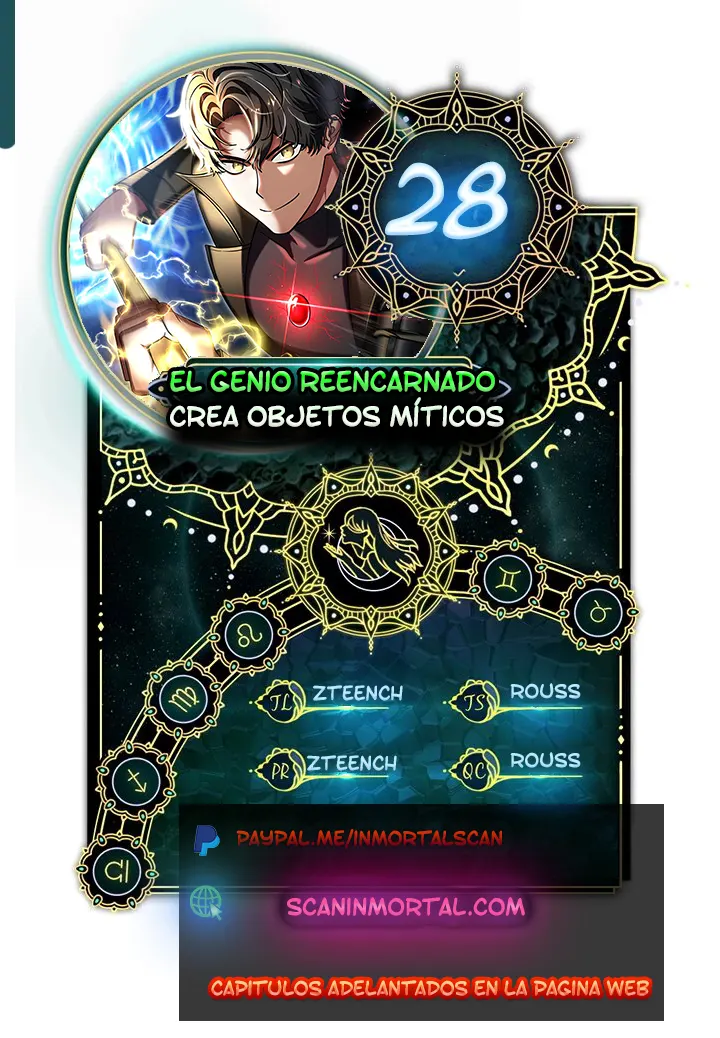 El Genio Reencarnado Crea Objetos Míticos capítulo 28 página 1