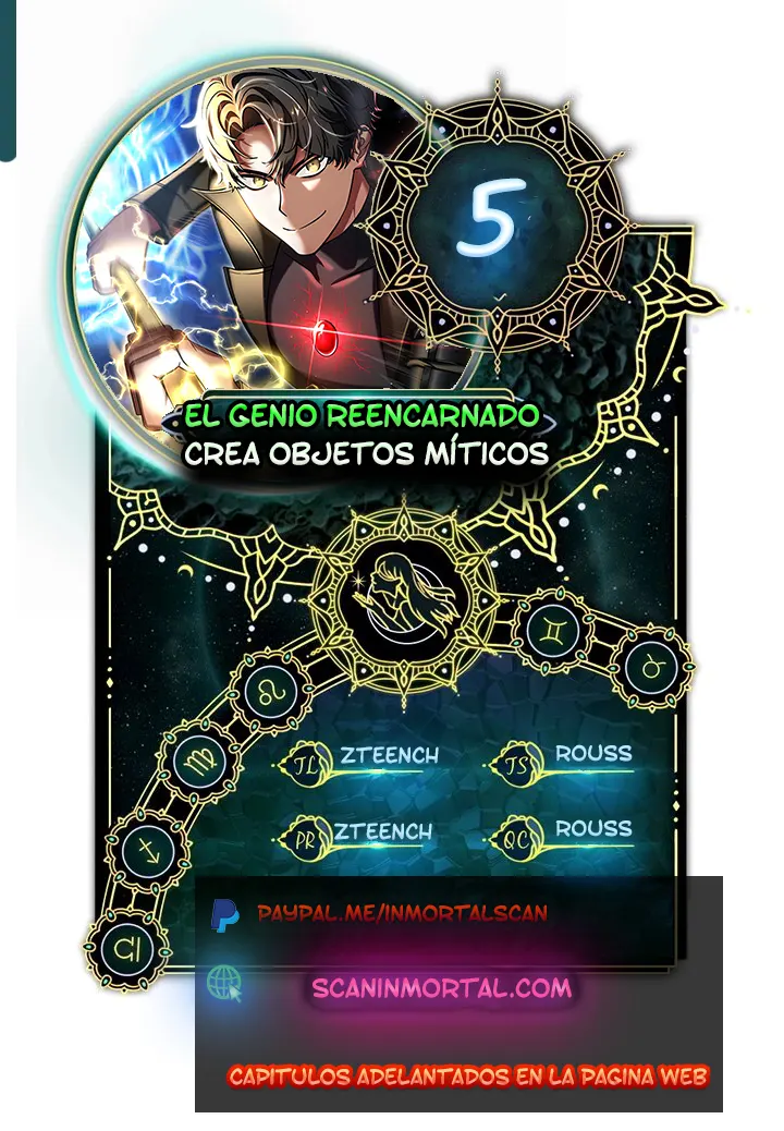 El Genio Reencarnado Crea Objetos Míticos capítulo 5 página 1