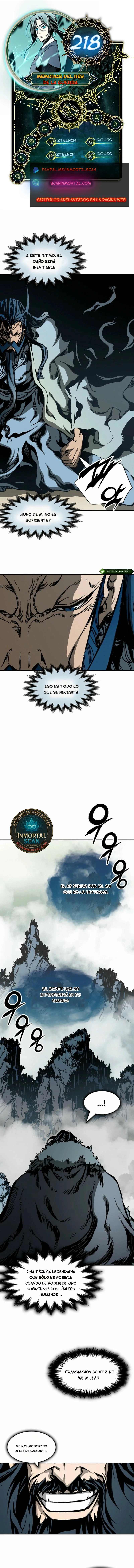 Memorias del Rey de la Guerra capítulo 218 página 1
