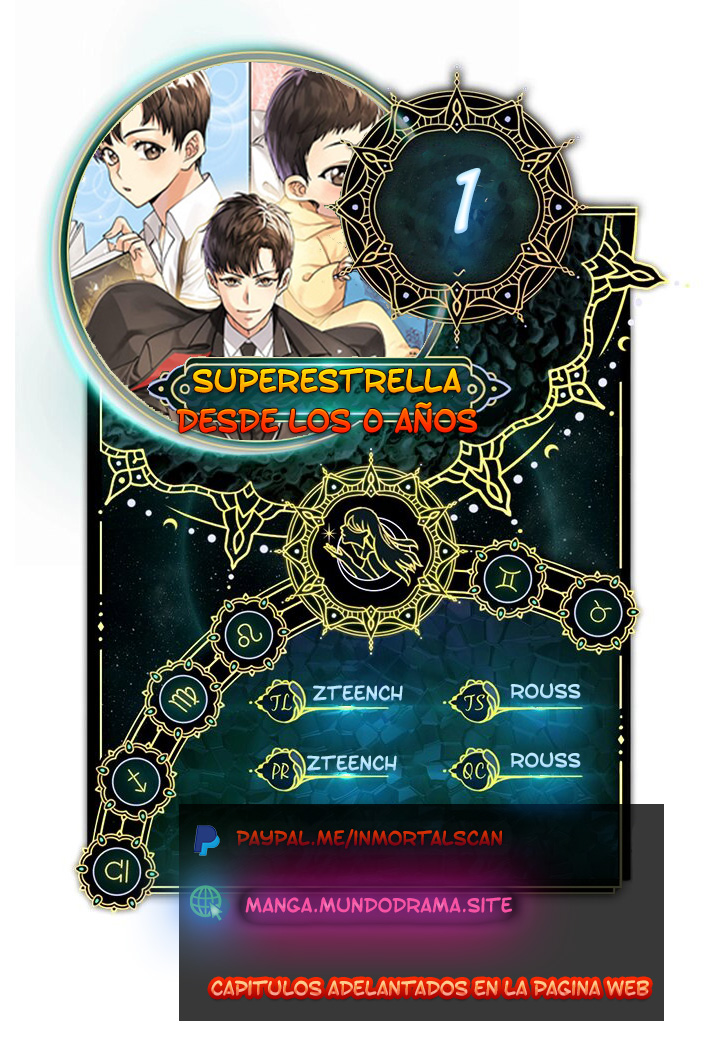 Superestrella desde los 0 años capítulo 1 página 1