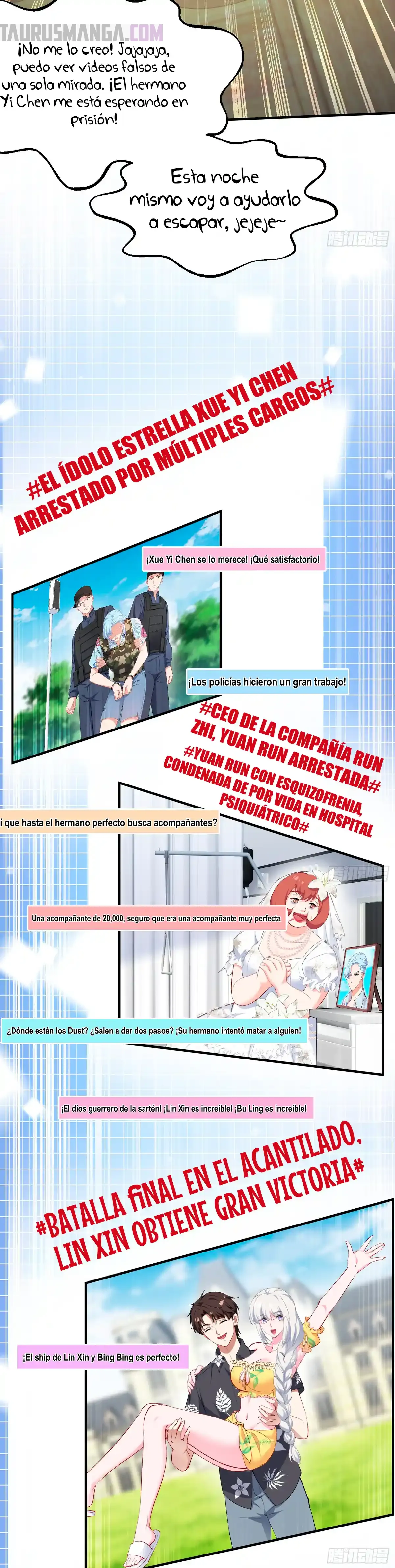 Después de dejar de actuar como un perro, me convertí en un Magnate Celestial Urbano capítulo 223 página 10