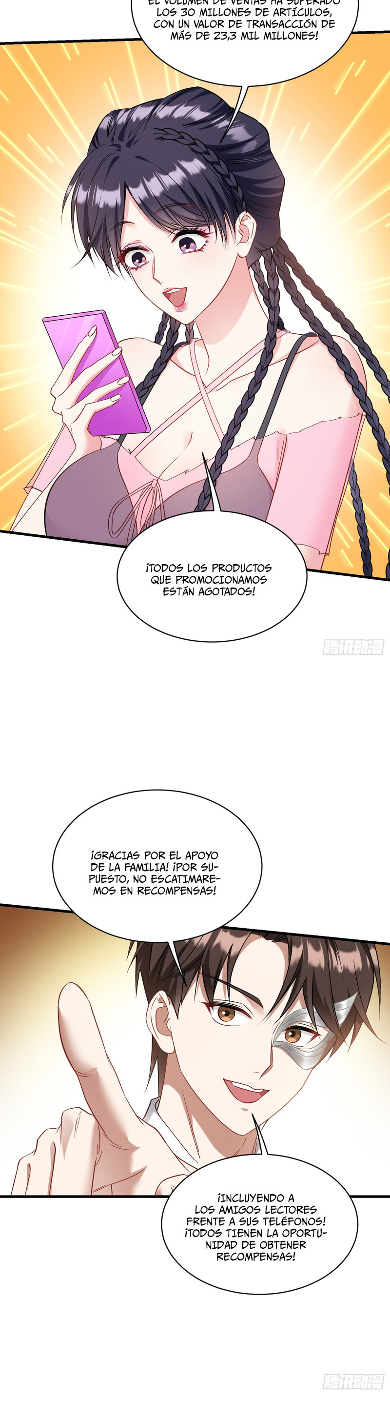 Después de dejar de actuar como un perro, me convertí en un Magnate Celestial Urbano capítulo 46.2 página 29