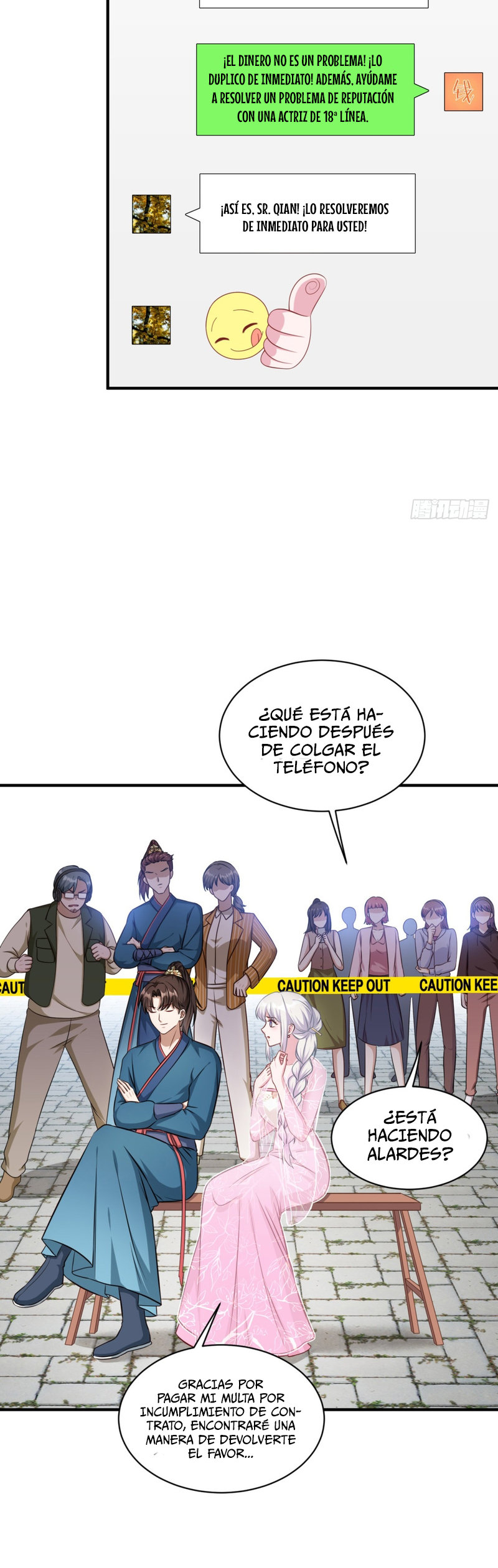 Después de dejar de actuar como un perro, me convertí en un Magnate Celestial Urbano capítulo 54 página 19