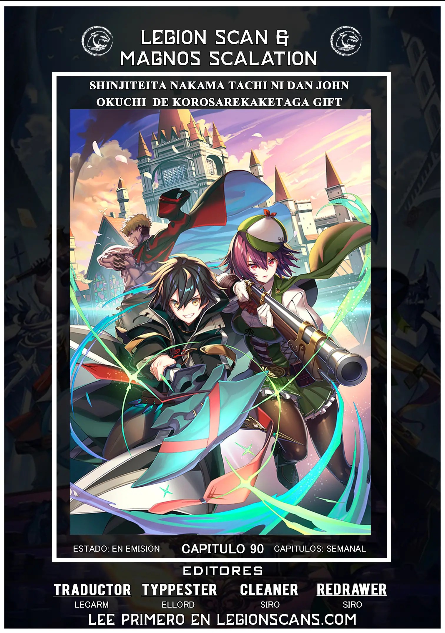 Shinjiteita Nakama Tachi Ni Dungeon Okuchi De Korosare Kaketa ga Gift 『Mugen Gacha』 De Level 9999 No Nakama Tachi Wo Te Ni Irete Moto Party Member To Sekai Ni Fukushu & 『Zamaa!』 Shimasu! capítulo 90 página 1