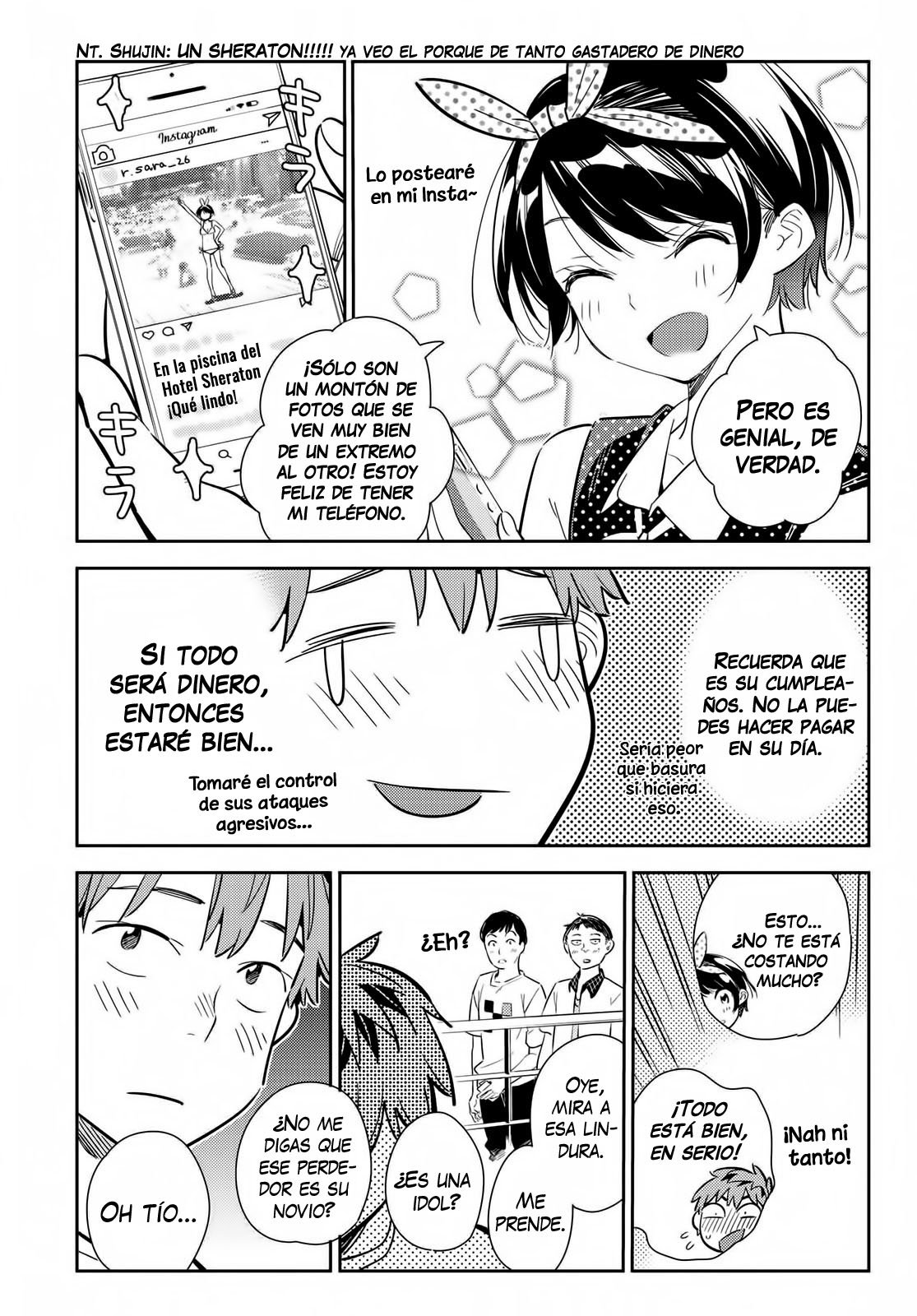 Kanojo, Okarishimasu capítulo 141 página 7