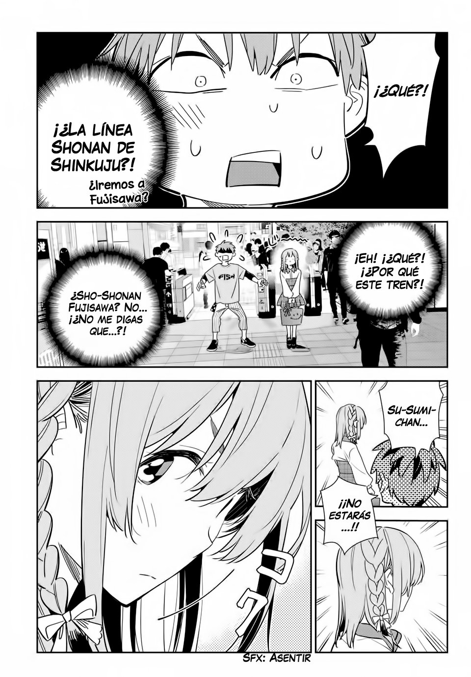Kanojo, Okarishimasu capítulo 154 página 17