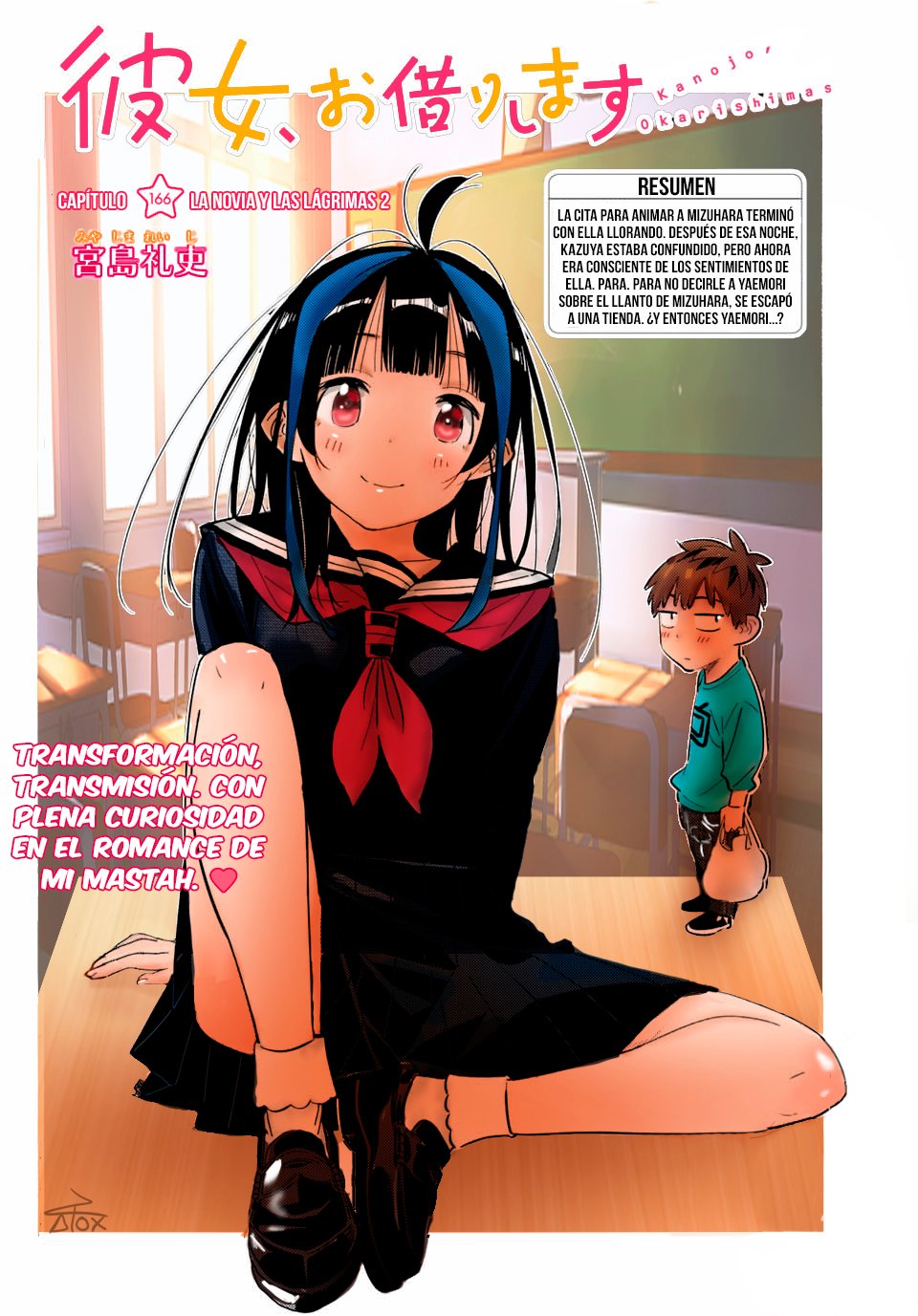 Kanojo, Okarishimasu capítulo 166 página 4