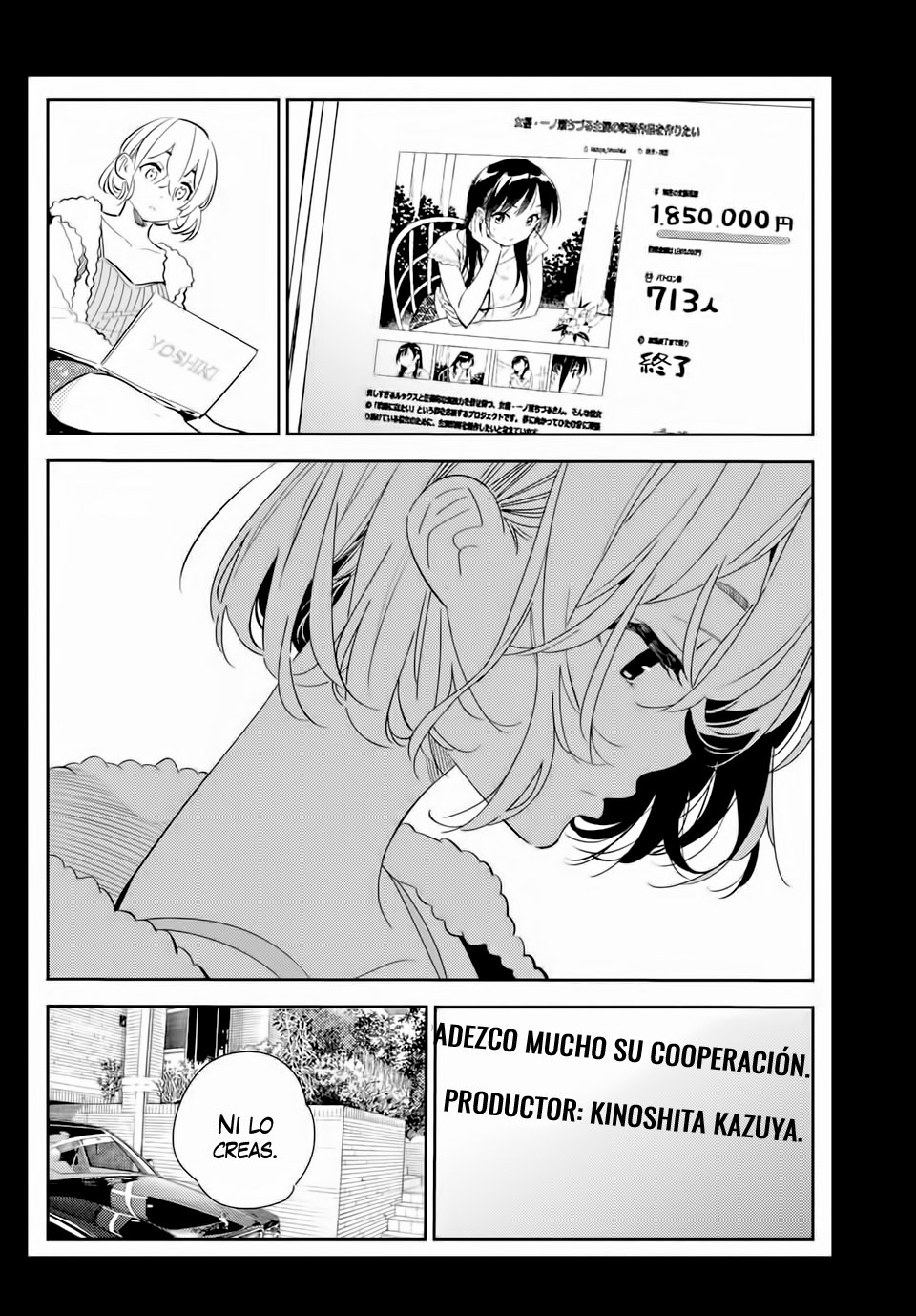 Kanojo, Okarishimasu capítulo 183 página 3