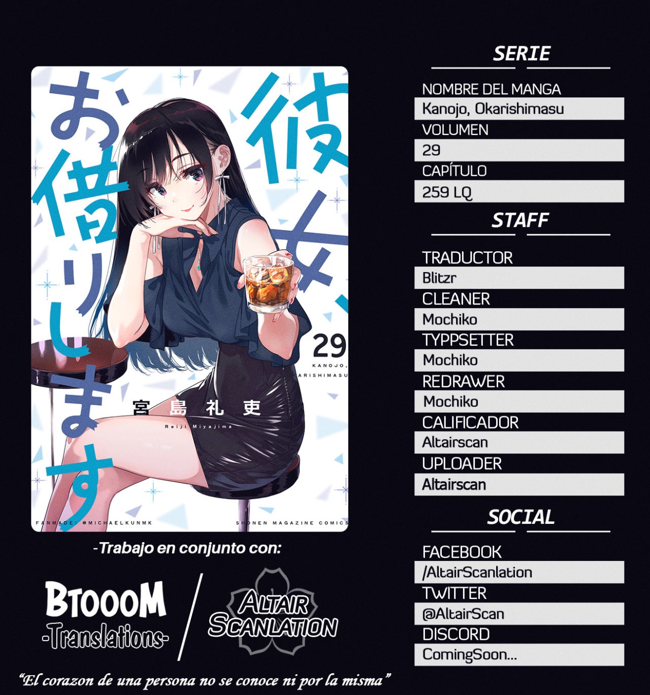 Kanojo, Okarishimasu capítulo 259 página 1