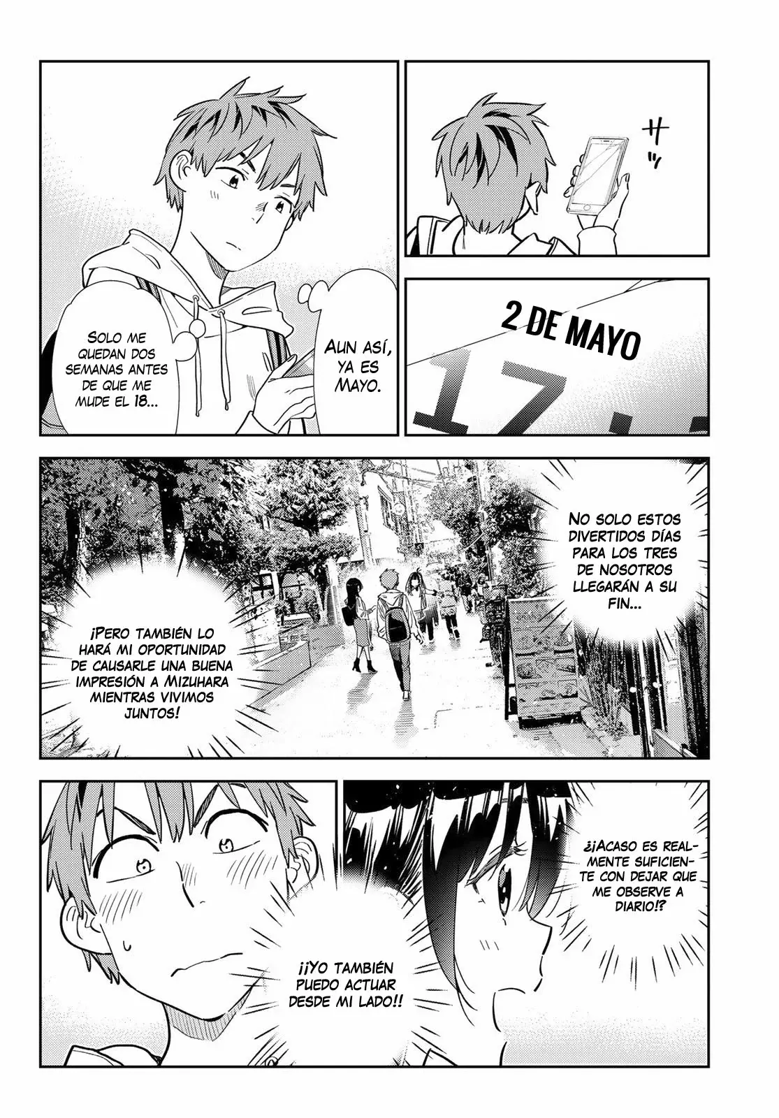 Kanojo, Okarishimasu capítulo 313 página 17