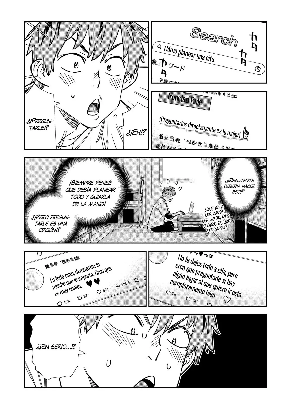 Kanojo, Okarishimasu capítulo 321 página 12