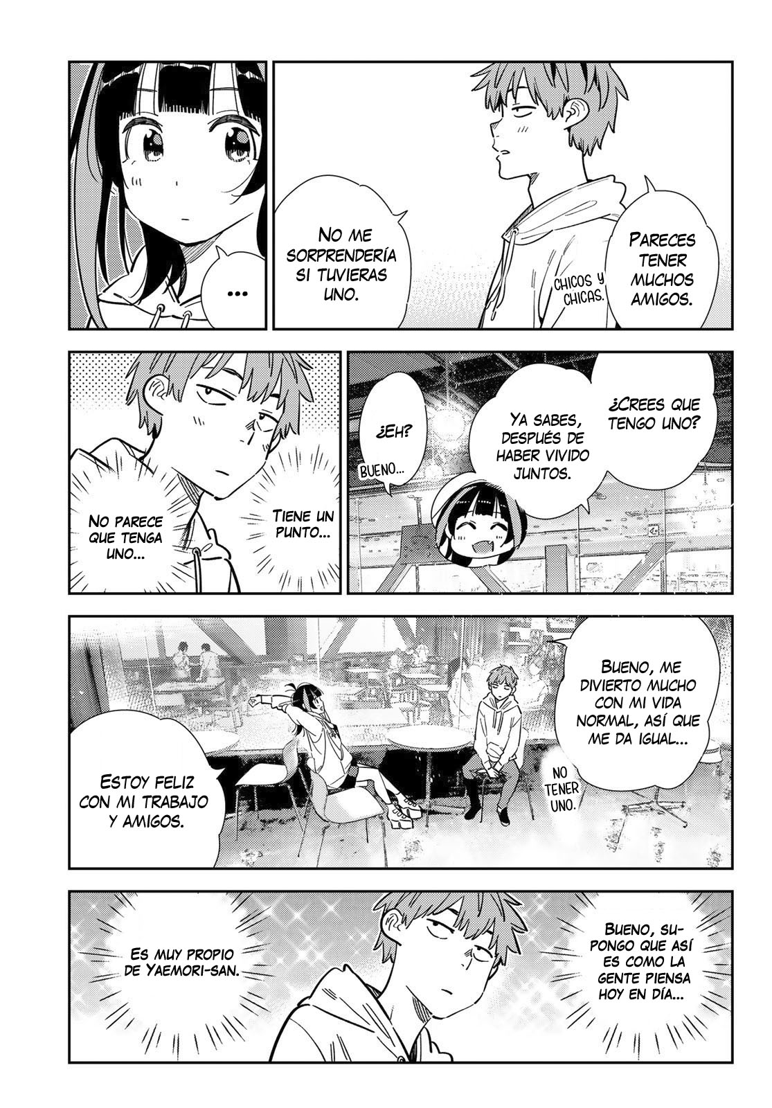 Kanojo, Okarishimasu capítulo 341 página 15