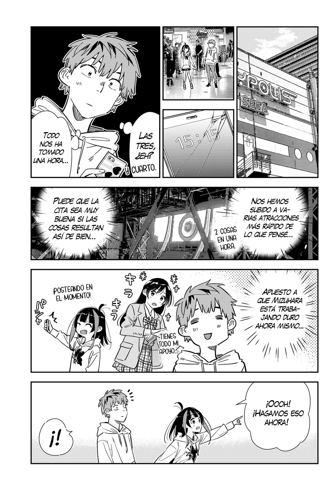 Kanojo, Okarishimasu capítulo 341 página 3