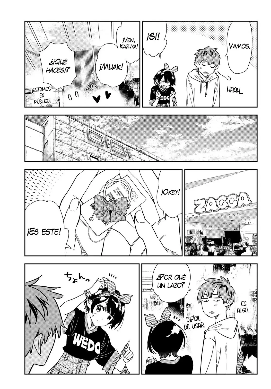 Kanojo, Okarishimasu capítulo 348 página 10