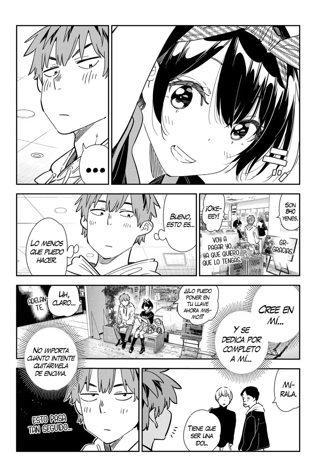 Kanojo, Okarishimasu capítulo 348 página 11