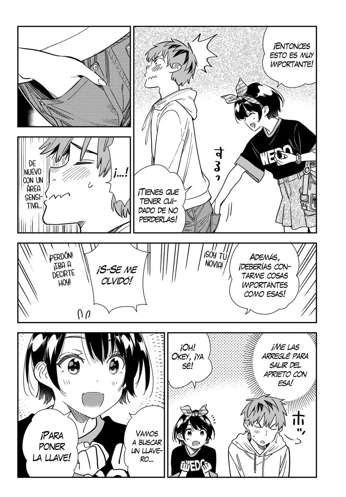 Kanojo, Okarishimasu capítulo 348 página 7