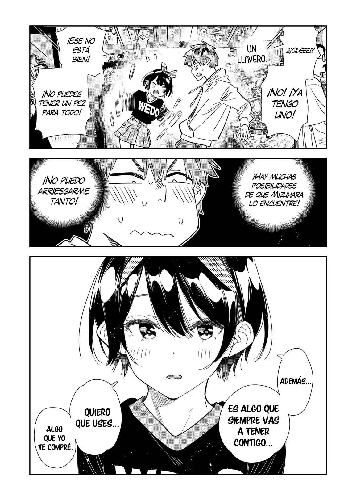 Kanojo, Okarishimasu capítulo 348 página 8