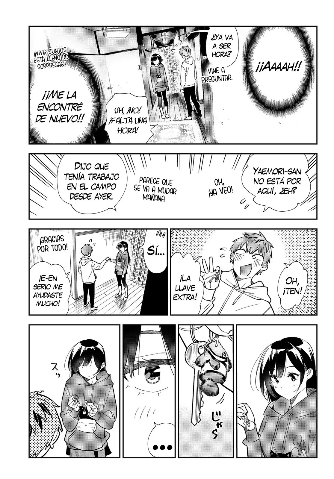 Kanojo, Okarishimasu capítulo 384 página 17