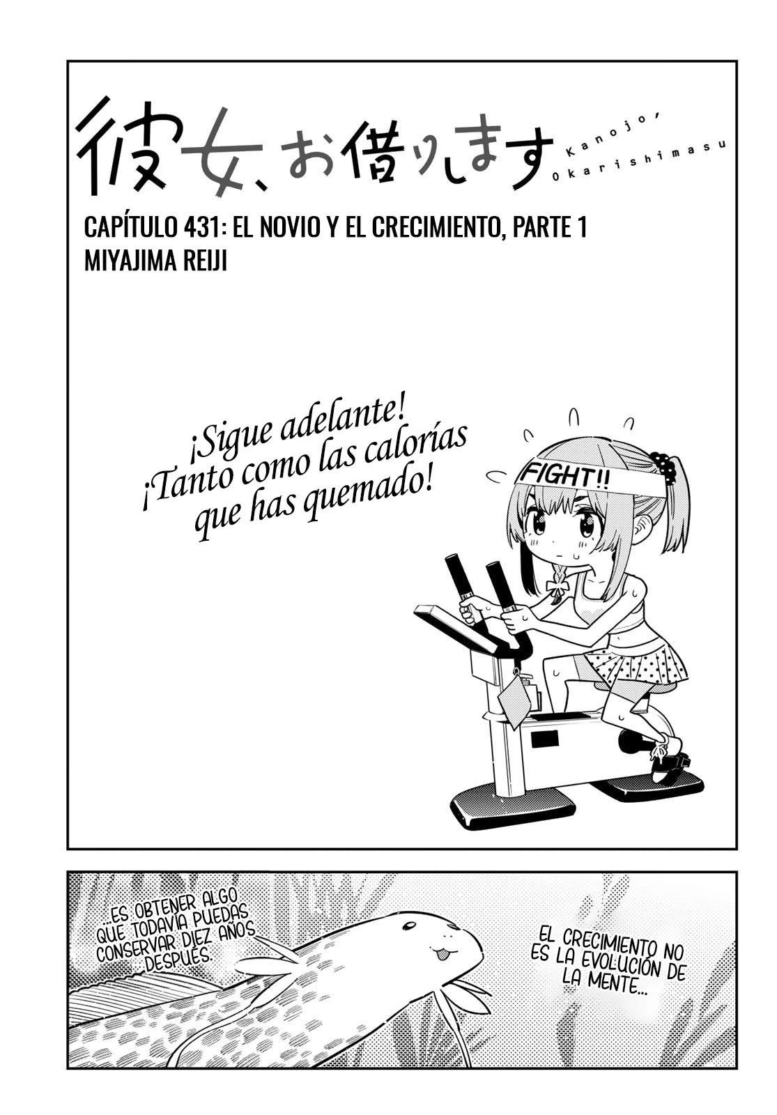 Kanojo, Okarishimasu capítulo 431 página 3