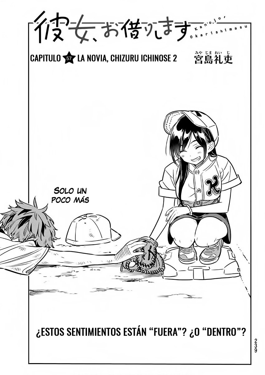 Kanojo, Okarishimasu capítulo 57 página 4