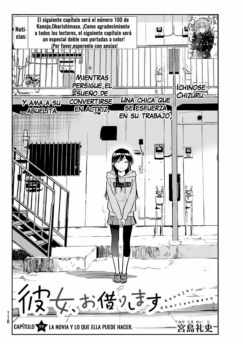 Kanojo, Okarishimasu capítulo 99 página 7