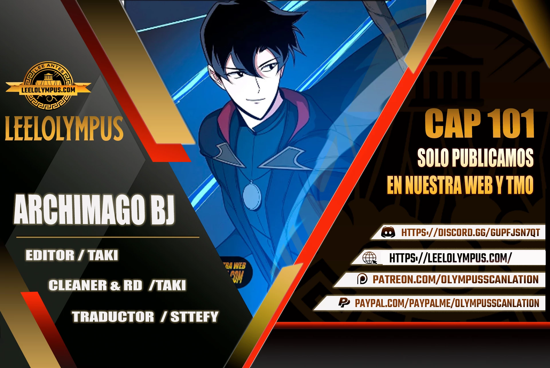 BJ Archimago capítulo 101 página 1