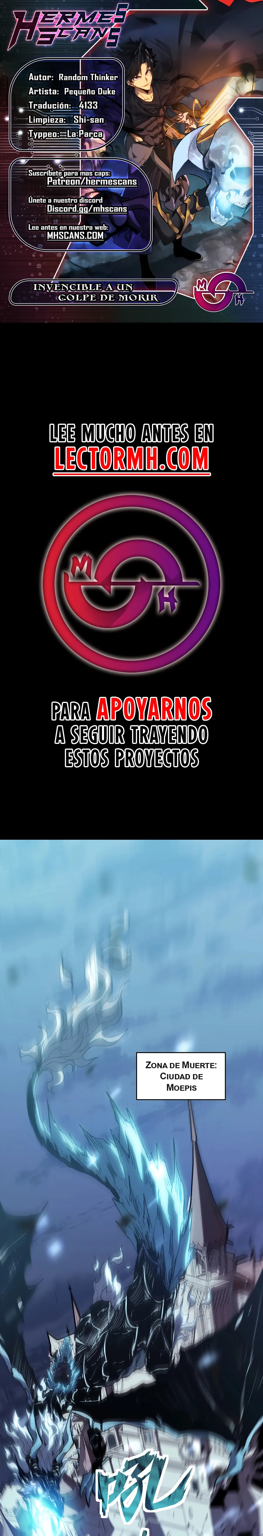 Invencible a un GOLPE de Morir capítulo 1 página 1