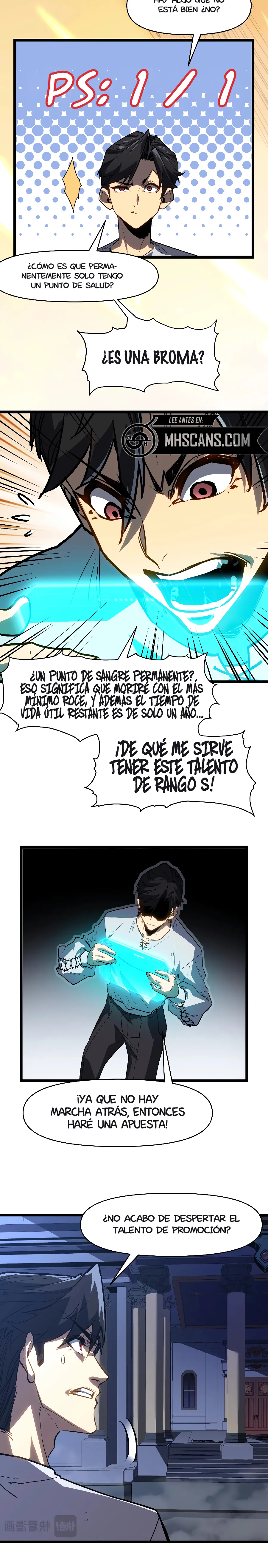 Invencible a un GOLPE de Morir capítulo 1 página 20