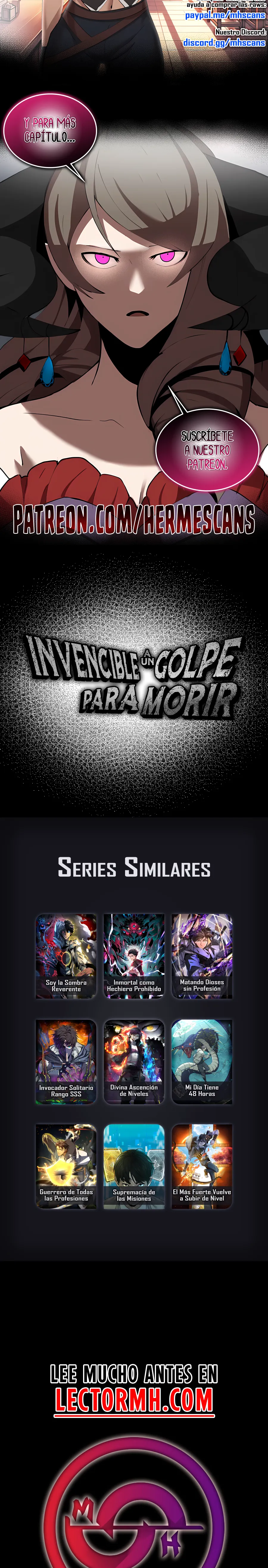 Invencible a un GOLPE de Morir capítulo 13 página 22