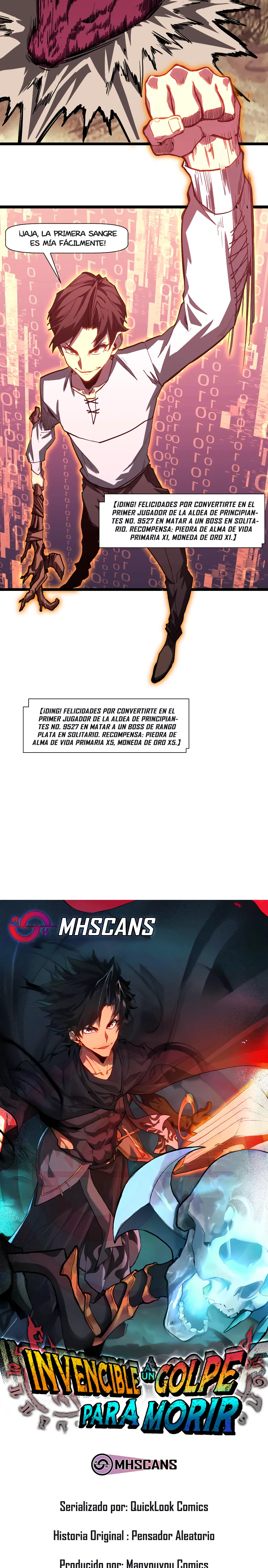 Invencible a un GOLPE de Morir capítulo 4 página 3