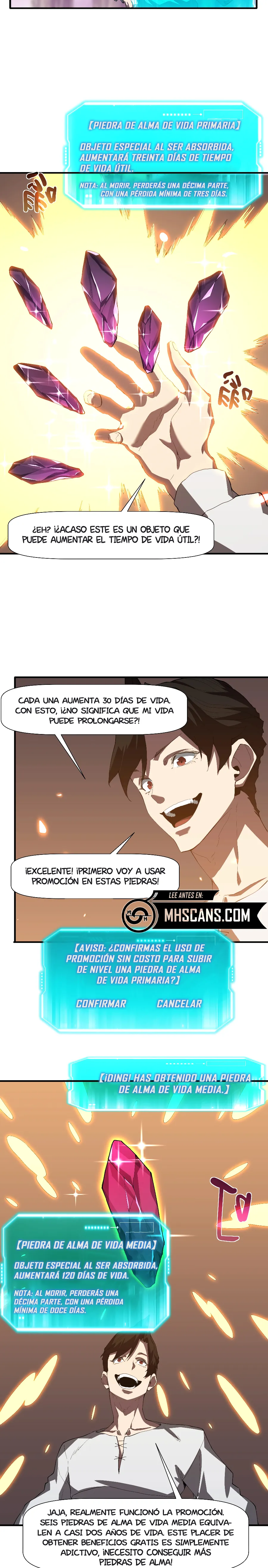 Invencible a un GOLPE de Morir capítulo 4 página 8