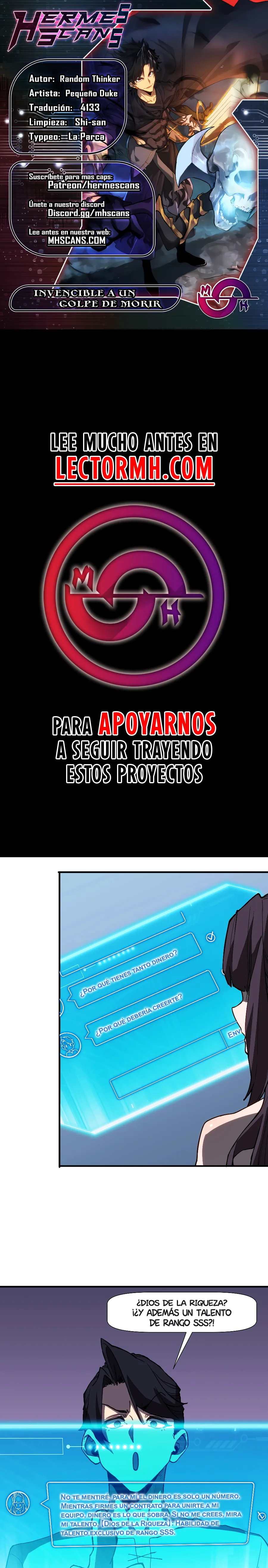 Invencible a un GOLPE de Morir capítulo 5 página 1