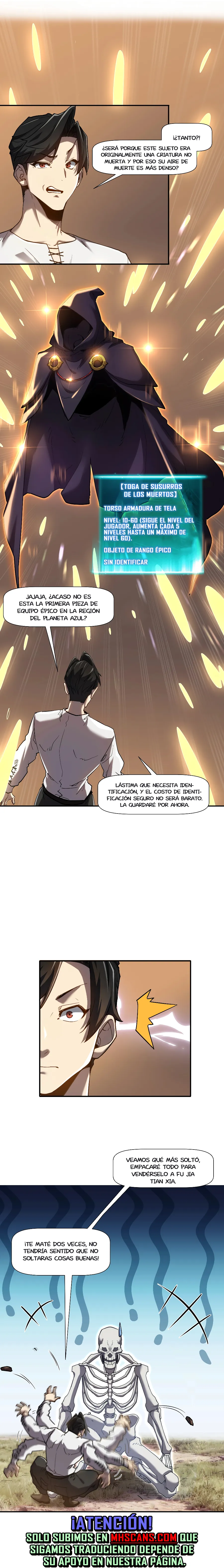 Invencible a un GOLPE de Morir capítulo 8 página 4