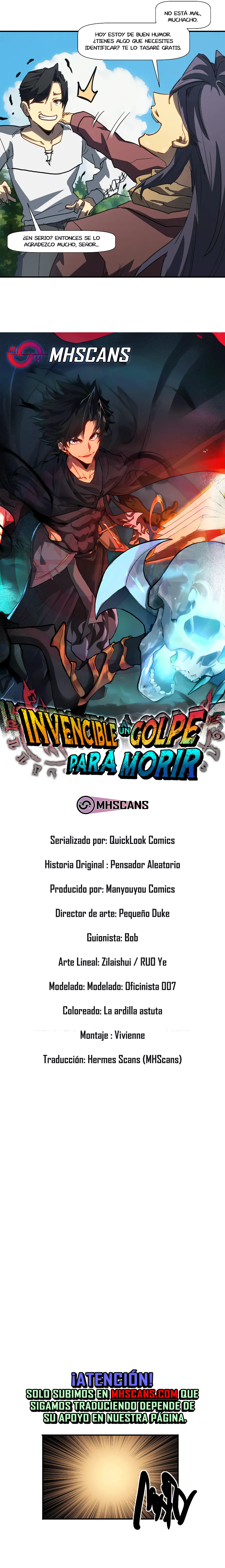 Invencible a un GOLPE de Morir capítulo 9 página 4