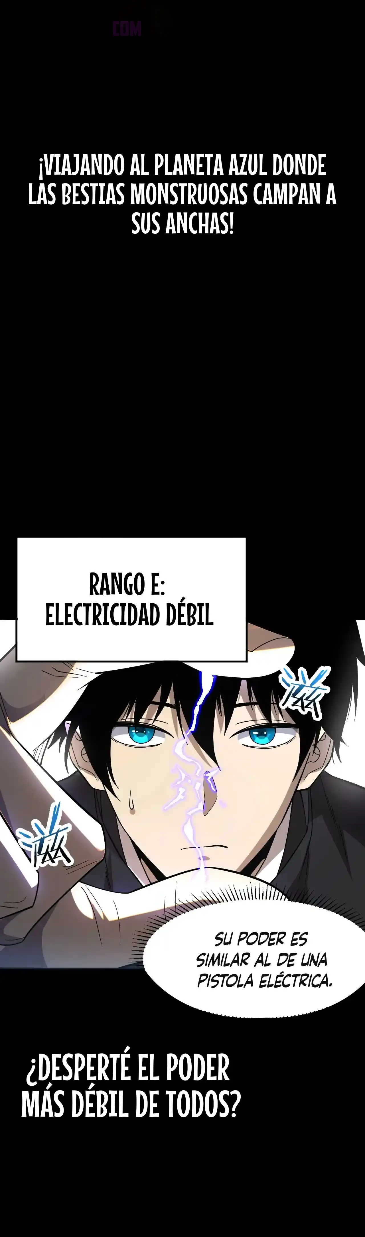 Despertar del guerrero del Rayo Clase SSS capítulo 0 página 3