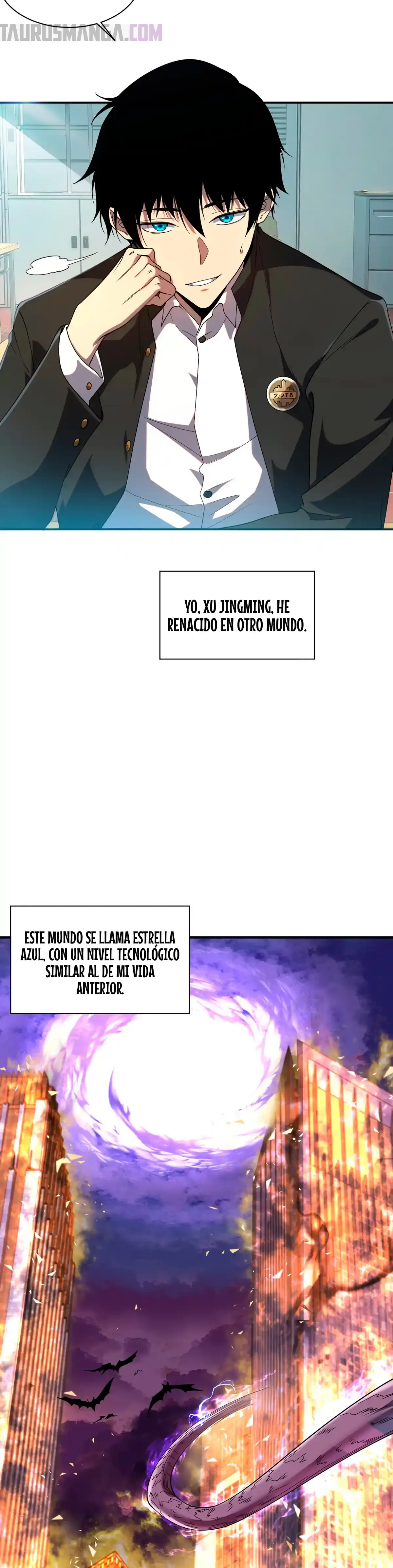 Despertar del guerrero del Rayo Clase SSS capítulo 1 página 3