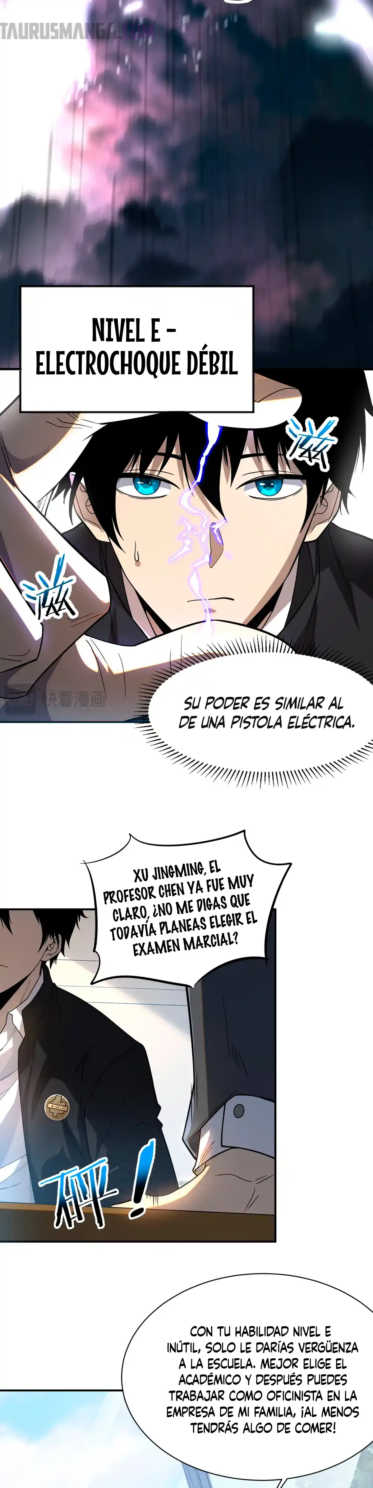 Despertar del guerrero del Rayo Clase SSS capítulo 1 página 7