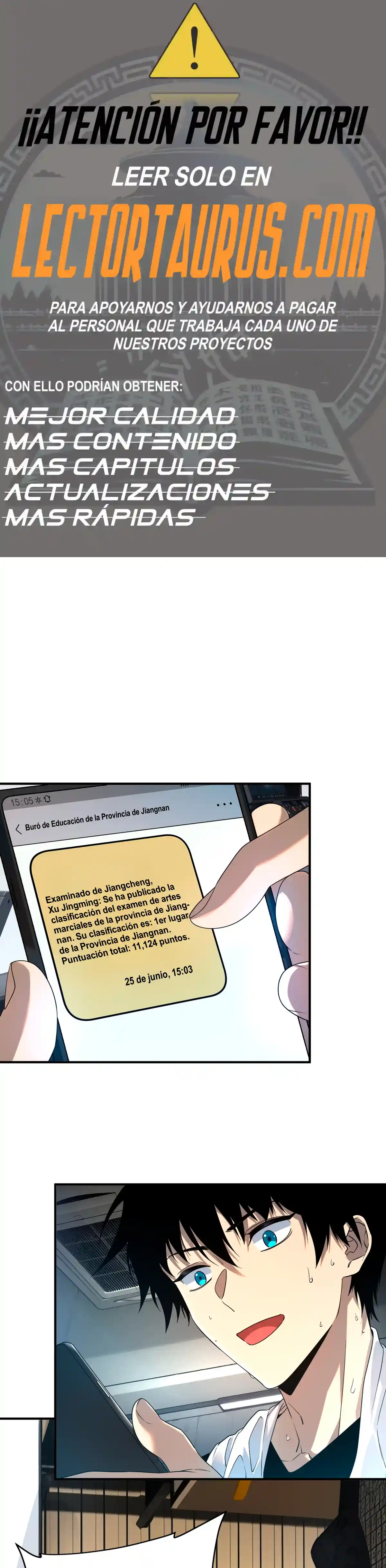 Despertar del guerrero del Rayo Clase SSS capítulo 10 página 1