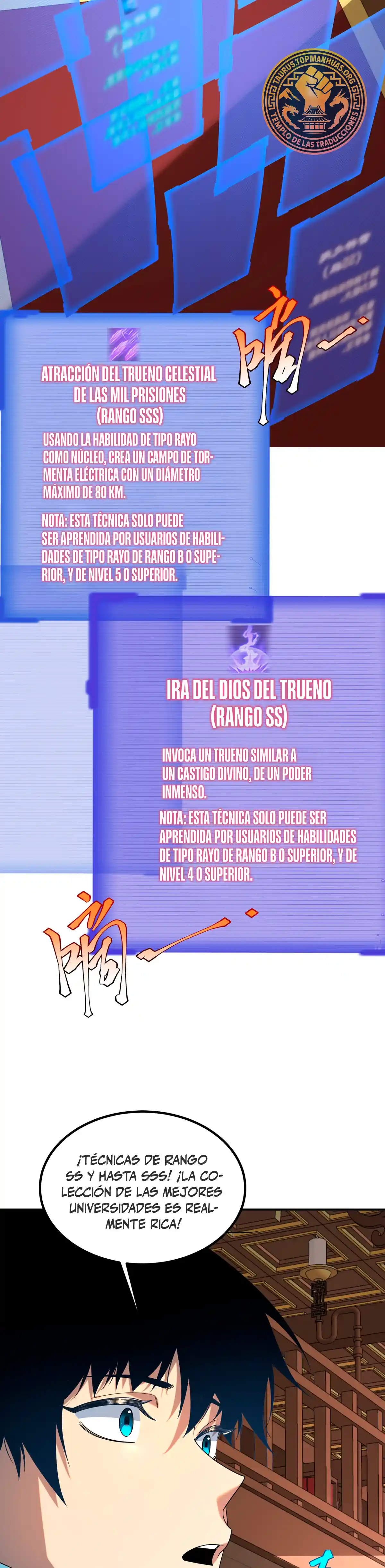 Despertar del guerrero del Rayo Clase SSS capítulo 14 página 22