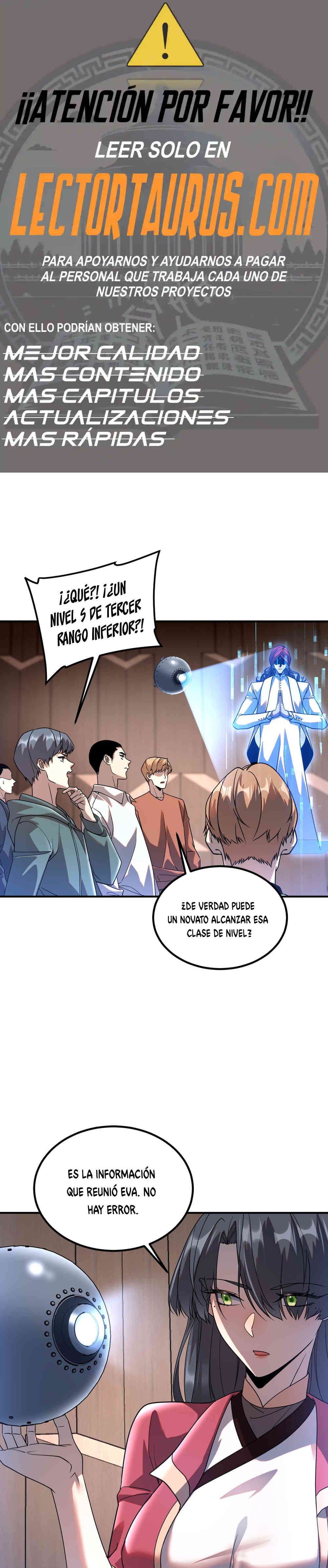 Despertar del guerrero del Rayo Clase SSS capítulo 33 página 1