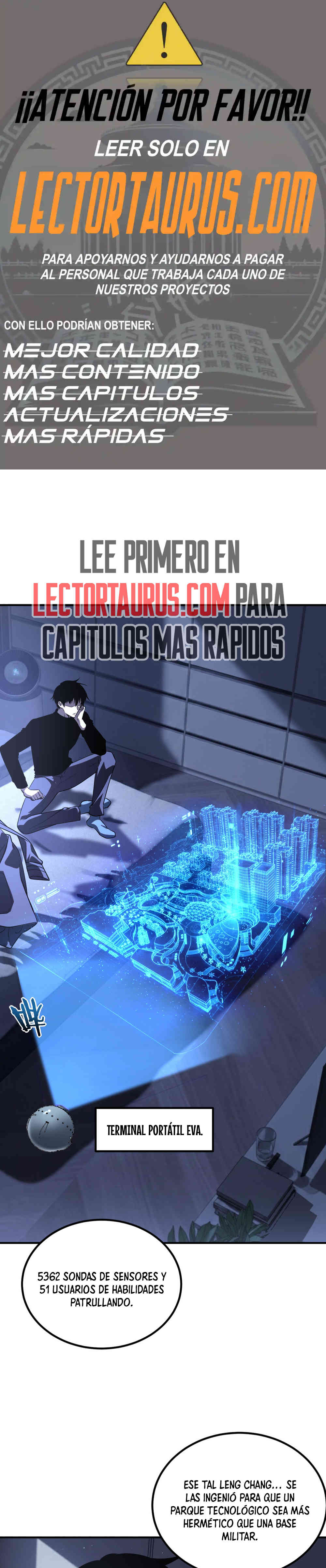 Despertar del guerrero del Rayo Clase SSS capítulo 46 página 1
