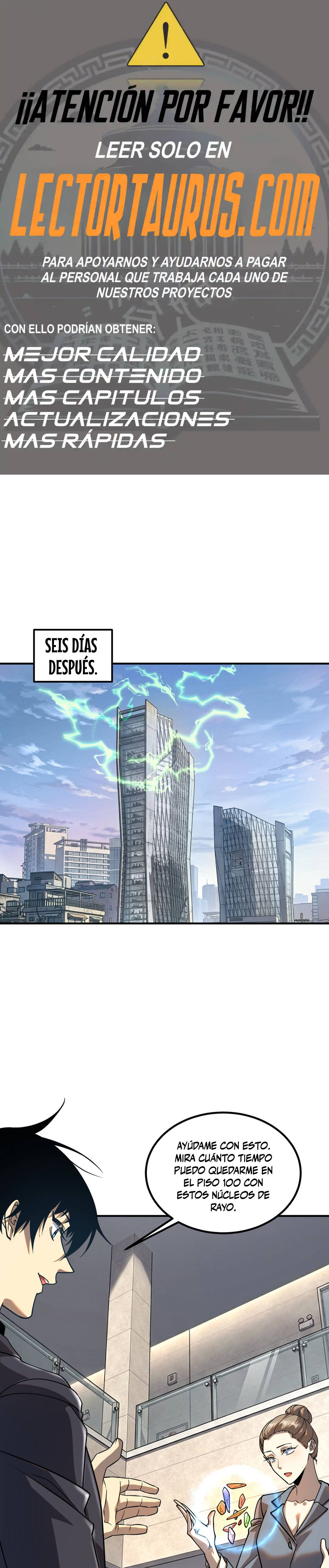Despertar del guerrero del Rayo Clase SSS capítulo 55 página 1