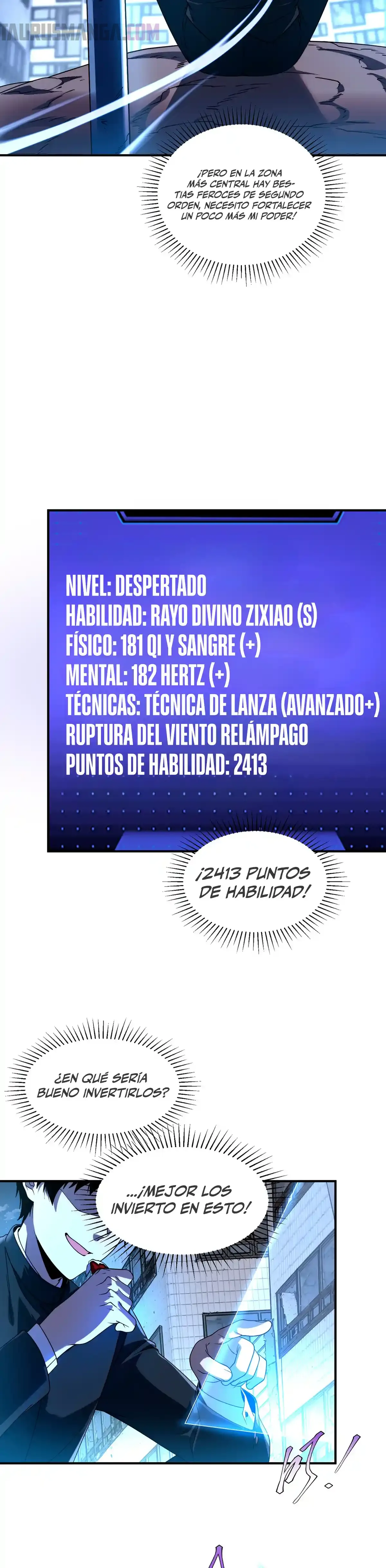 Despertar del guerrero del Rayo Clase SSS capítulo 6 página 32