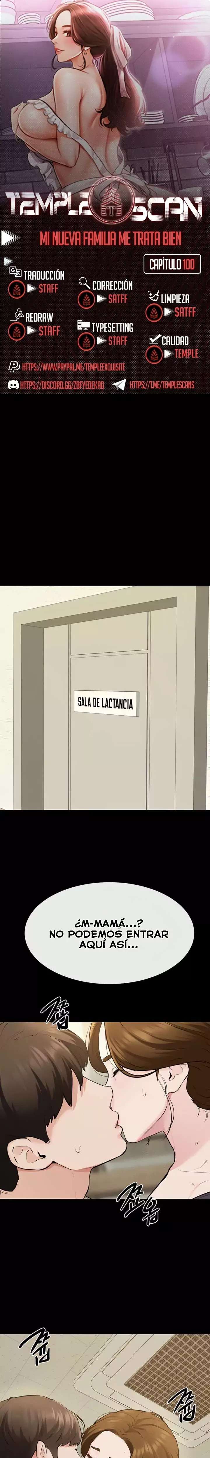 Mi nueva familia es muy amable capítulo 100 página 1